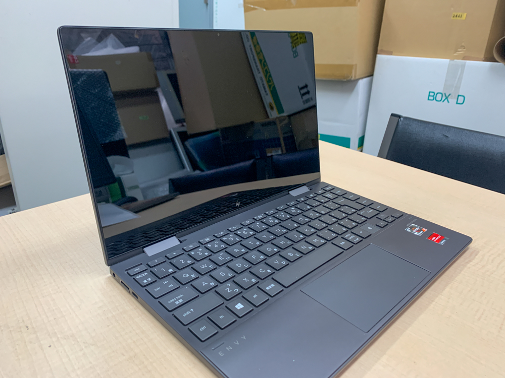 ヒンジが破損で画面が浮き HP ENVY x360 パソコン修理しました